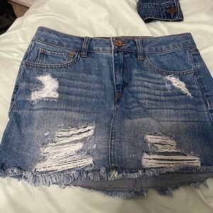 Denim skirt